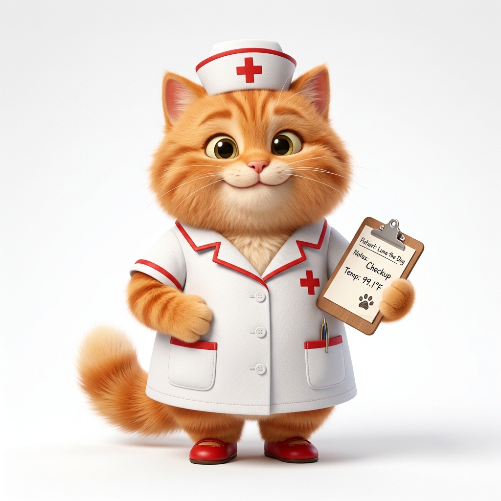 Funny Cat Nurse